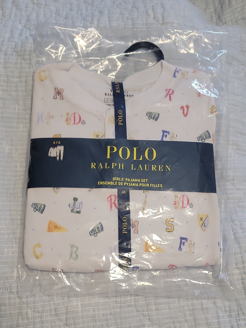 Nwt New Ralph Lauren Polo Pajama Set 6
